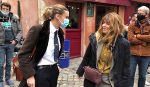 Gwendoline Hamon, actrice de la série Cassandre, rencontre Fiona Manenc, commissaire de police d'Annecy