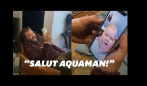 La belle surprise de Jason Momoa à ce jeune fan d'Aquaman atteint d'un cancer