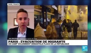 Campement de migrants démantelé: "une honte pour la République" selon Ian Brossat