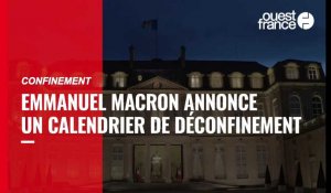 Confinement. Emmanuel Macron annonce un calendrier de déconfinement