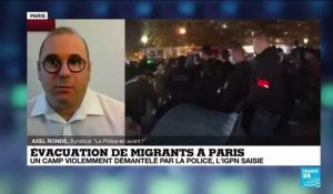 Évacuation controversée de migrants: des policiers "un petit peu à cran" selon un syndicat de police