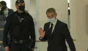Affaires des "écoutes" : arrivée de Nicolas Sarkozy au tribunal