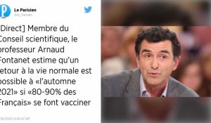 Covid-19 : le professeur Arnaud Fontanet anticipe un retour "à une vie normale à l'automne 2021 si on vaccine 80-90% des Français"