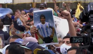 L'hommage des Argentins à Diego Maradona