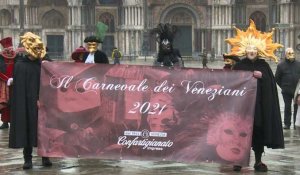 A Venise, un carnaval inédit sans touristes