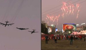 Super Bowl : survol de trois bombardiers de l'armée de l'air américaine