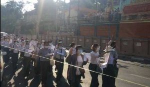 Nouvelles manifestations à Rangoun en dépit des mises en garde de l'armée