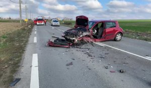 Trois blessés lors d’une collision entre deux véhicules à Blaringhem