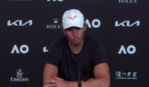 Open d'Australie 2021 - Rafael Nadal : "I have to go back home and practice to be better"