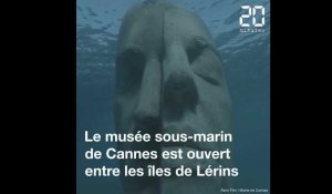 Cannes: Le musée sous-marin est ouvert entre les îles de Lérins