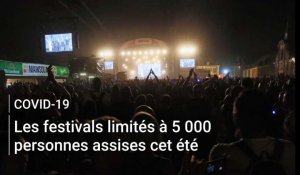 Covid-19: les festivals limités à 5000 places assises cet été