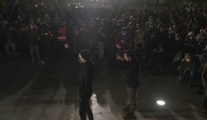 Rappeur incarcéré: des centaines de personnes manifestent à Barcelone