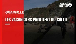 VIDÉO. Les vacanciers profitent du soleil à Granville