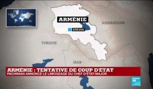 Tentative de coup d'État en Arménie : N. Pachinian annonce le limogeage du Chef d'État-Major