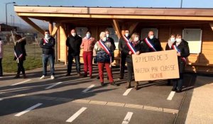 Protestations contre la fermeture d’une classe à Essoyes