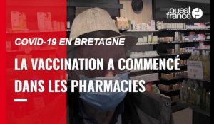VIDÉO. Covid-19 : les pharmacies ont commencé à vacciner en Bretagne