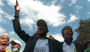 Afrique du Sud: manifestation d'étudiants à Johannesburg