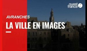 VIDÉO. La ville d'Avranches surplombe la baie du Mont-Saint-Michel