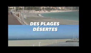 Les plages de Dunkerque et Nice désertées malgré le beau temps