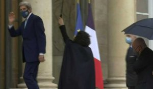 Climat : John Kerry arrive à l'Élysée pour rencontrer Emmanuel Macron