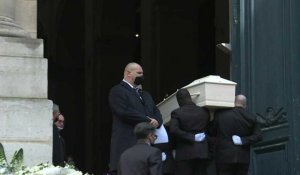 Obsèques de Patrick Dupond: arrivée du cercueil en l'église Saint-Roch à Paris