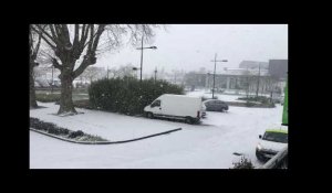 chutes de neige en Loire-Atlantique : Machecoul
