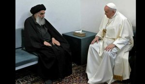 Le pape François rend visite au grand ayatollah Ali Sistani
