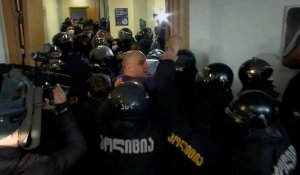 Arrestation sans ménagement de Nika Melia, figure de l'opposition en Géorgie