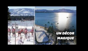 L’incroyable show de la NHL au bord d’un lac aux États-Unis