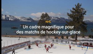  Le Lac Tahoe aux USA, un cadre exceptionnel pour des matchs de hockey-sur-glace