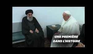 Rencontre historique entre le pape François et de l'ayatollah Sistani en Irak