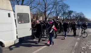 Manifestation de teufeurs à Troyes