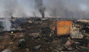 Afghanistan: des centaines de camions-citernes détruits dans un incendie à la frontière iranienne (2)