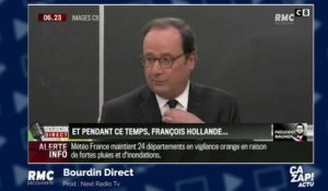 François Hollande agacé par les critiques sur sa cravate de travers