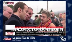 "Pourquoi j'ai 100 euros de moins ?" : Emmanuel Macron interpellé par un retraité sur la baisse de sa pension