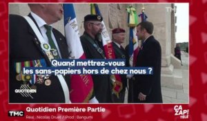 "Quand mettrez-vous les sans-papiers hors de chez nous ?" : un vétéran interpelle Emmanuel Macron