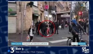 Un couple de personnes âgées frappé par des CRS à Toulouse