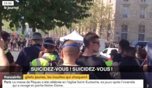 Gilets Jaunes : des "suicidez-vous" criés aux policiers - ZAPPING ACTU DU 22/04/2019