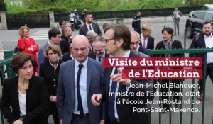 Le ministre de l'Education nationale à Pont-Saint-Maxence