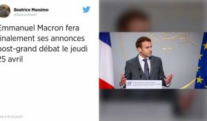 Grand débat national. Emmanuel Macron annoncera ses mesures jeudi 25 avril