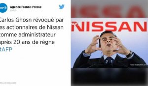 Carlos Ghosn révoqué par les actionnaires de Nissan après 20 ans de règne