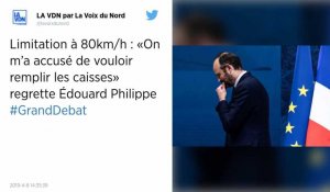 80 km/h : "On m'a accusé de vouloir remplir les caisses", dénonce Édouard Philippe