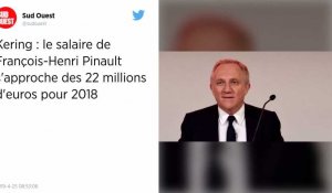 Le salaire de François-Henri Pinault, patron de Kering, multiplié par huit