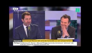 Christophe Castaner assure qu&#39;il était &quot;très attentif&quot; pendant la conférence de Macron