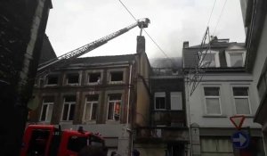 Incendie rue St-Pierre à Huy