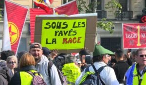 1er mai: début du rassemblement à Montparnasse