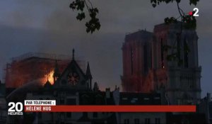 Une journaliste de France 2 très émue en décrivant le sinistre historique de Notre-Dame