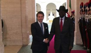 Italie: Conte reçoit le président sud-soudanais Kiir à Rome