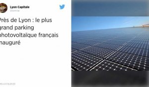 Dans le Rhône, un parking photovoltaïque fournira 8 800 personnes en énergie