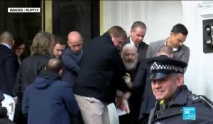 EN IMAGES : Arrestation de Julian Assange, le fondateur de Wikileaks, à Londres